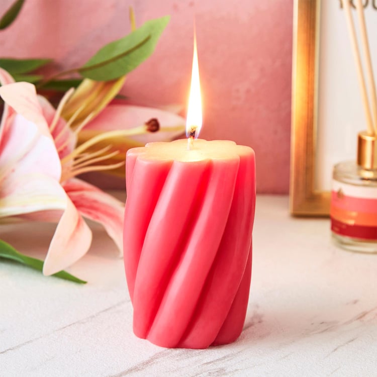 Love Forever Midnight Rose Scented Pillar Candle