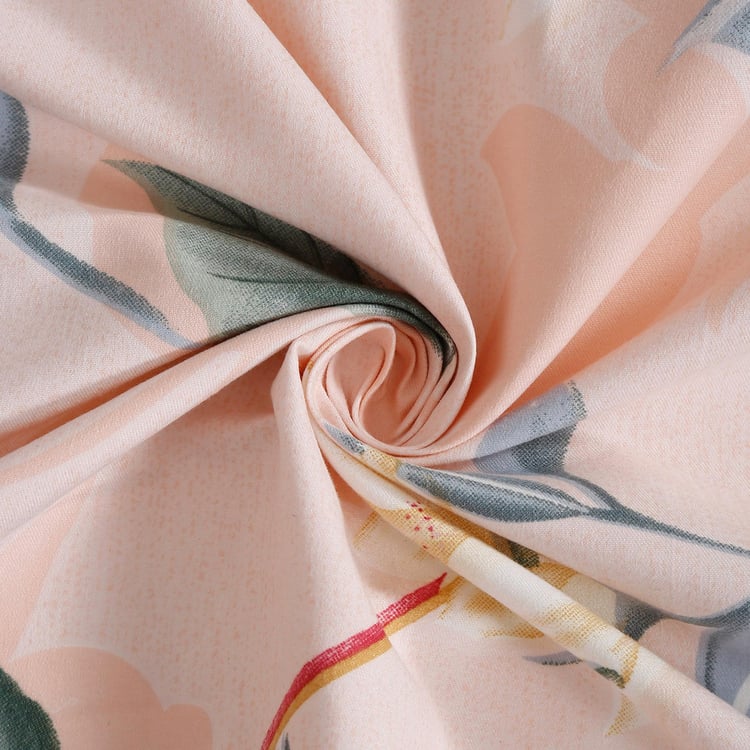 SWAYAM Grand Opal Cotton 4Pcs Printed Double Bed-In-A-Bag Set