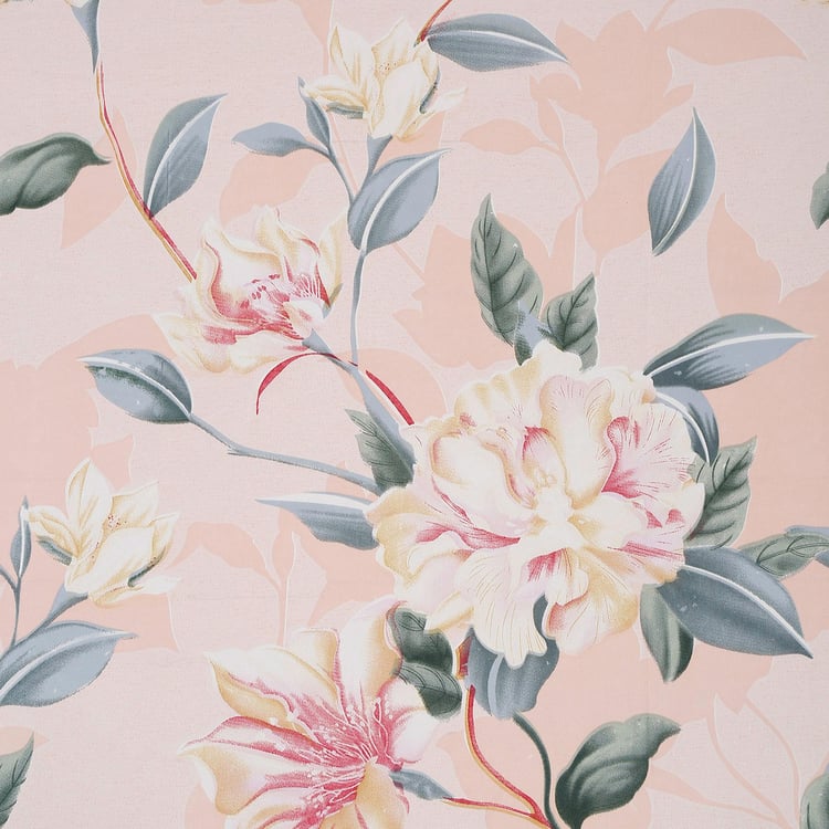 SWAYAM Grand Opal Cotton 4Pcs Printed Double Bed-In-A-Bag Set