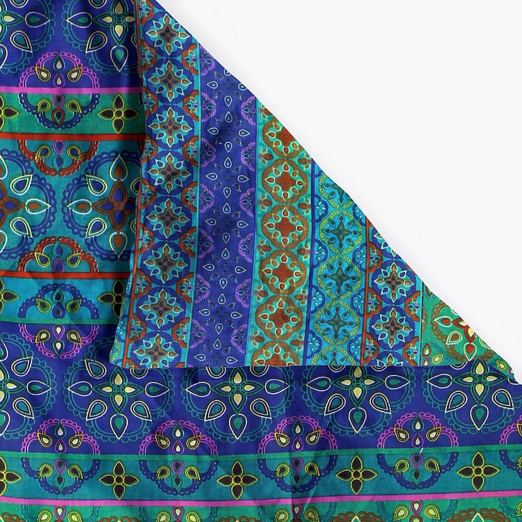 SWAYAM Shades of Paradise Cotton Printed Double Comforter