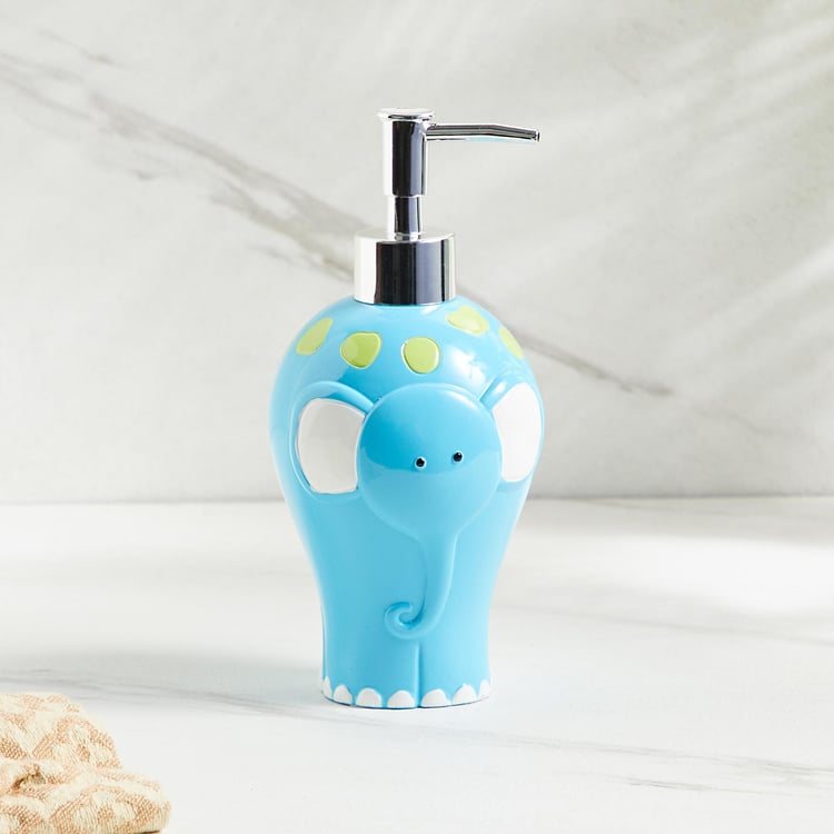 Corsica Zoo Polyresin Printed Soap Dispenser - 390ml