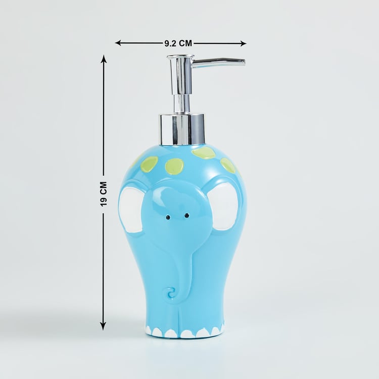 Corsica Zoo Polyresin Printed Soap Dispenser - 390ml