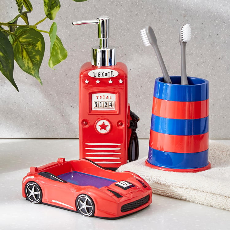 Slate Car Kids Fuel Pump Polyresin Soap Dispenser - 330ml