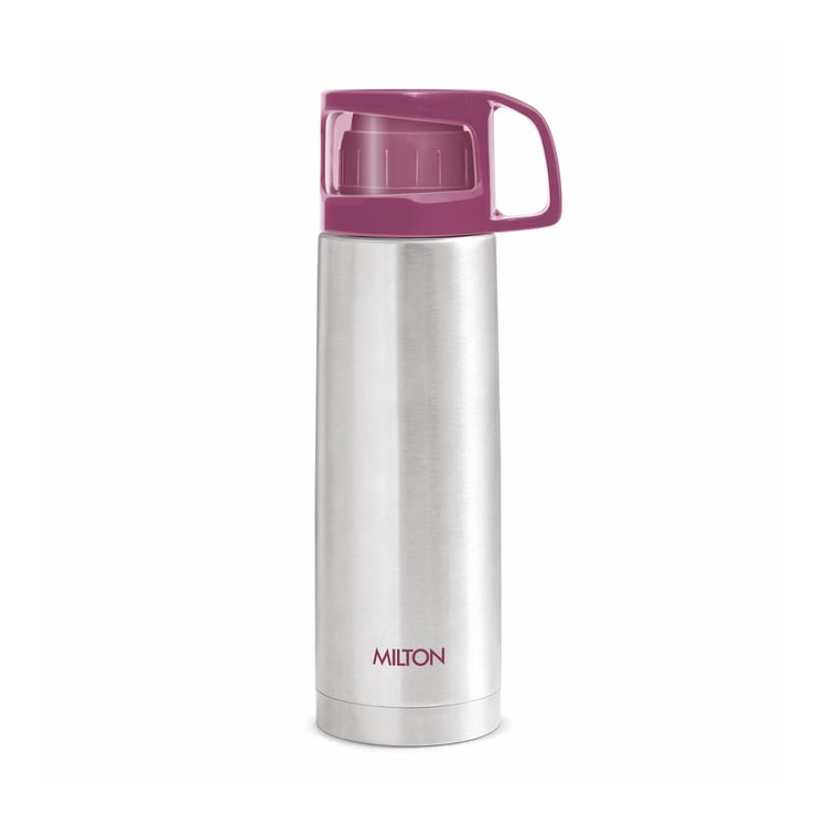 MILTON Glassy Stainless Steel Vacuum Flask with Cup - 750ml