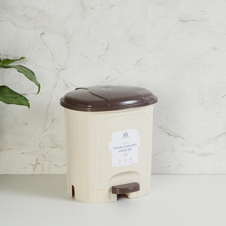 Sedona Capiz Polypropylene Pedal Waste Bin - 6.5L