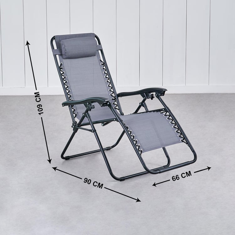 Valley Fabric Zero Gravity Chair - Grey