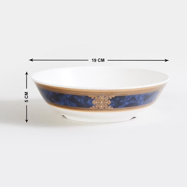 Meadows Melamine Printed Serving Bowl - 850ml