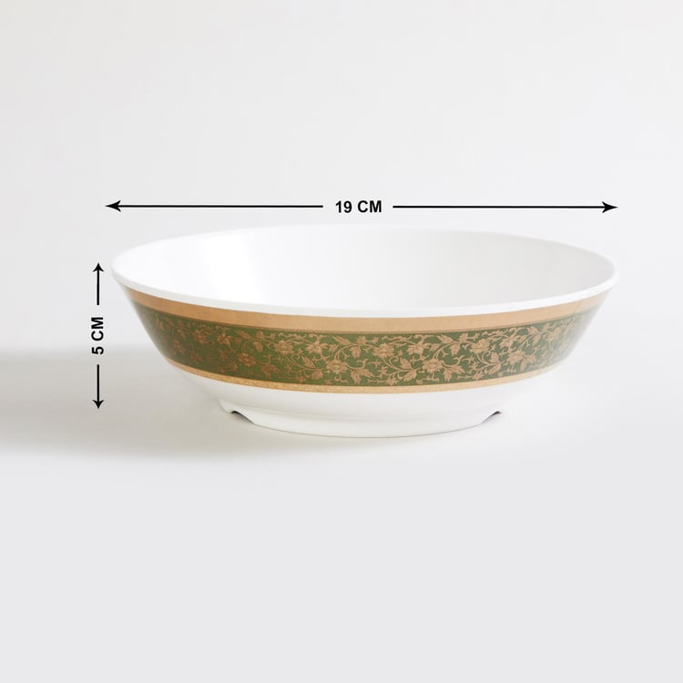 Meadows Melamine Printed Serving Bowl - 850ml