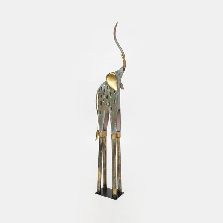 VEDAS Elmer Metal Elephant Figurine