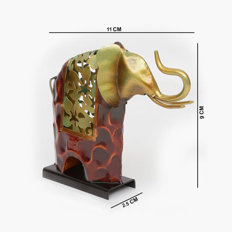 VEDAS Metal Elephant Figurine