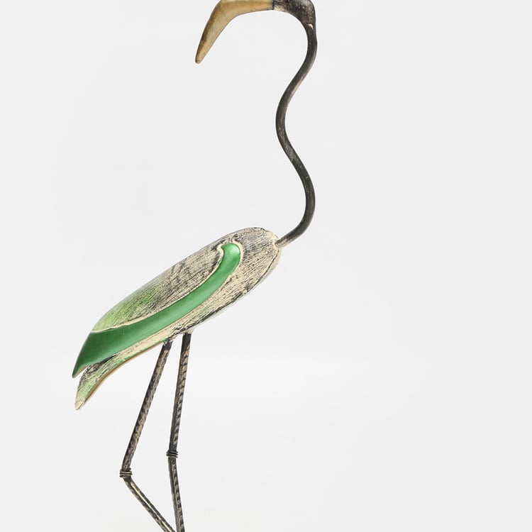 VEDAS Metal Billed Pelican Figurine