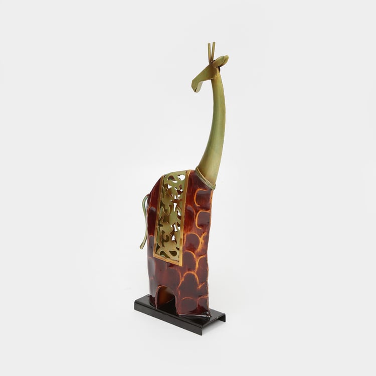 VEDAS Metal Giraffe Figurine