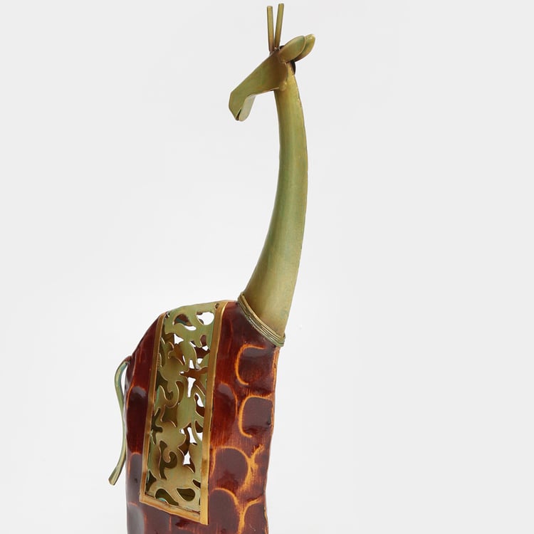 VEDAS Metal Giraffe Figurine