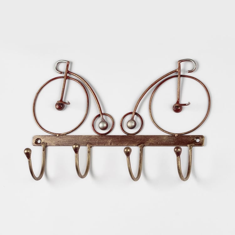 VEDAS Metal Double Cycle Wall Hook