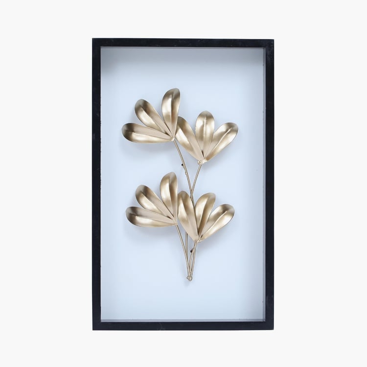 VEDAS Metal Leaf Wall Accent