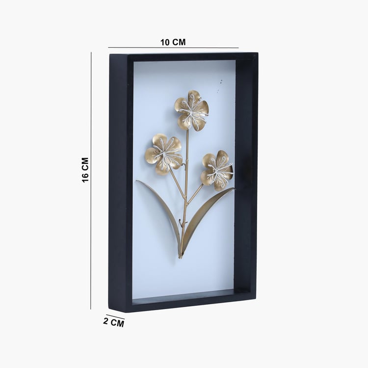 VEDAS Metal Floral Wall Accent