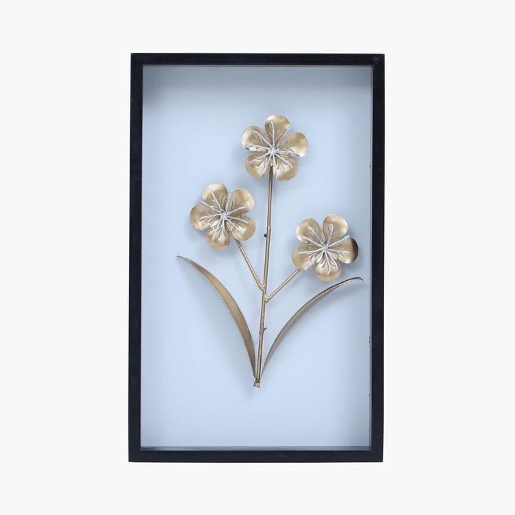 VEDAS Metal Floral Wall Accent