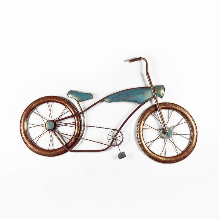 VEDAS Metal Young Bike Wall Art