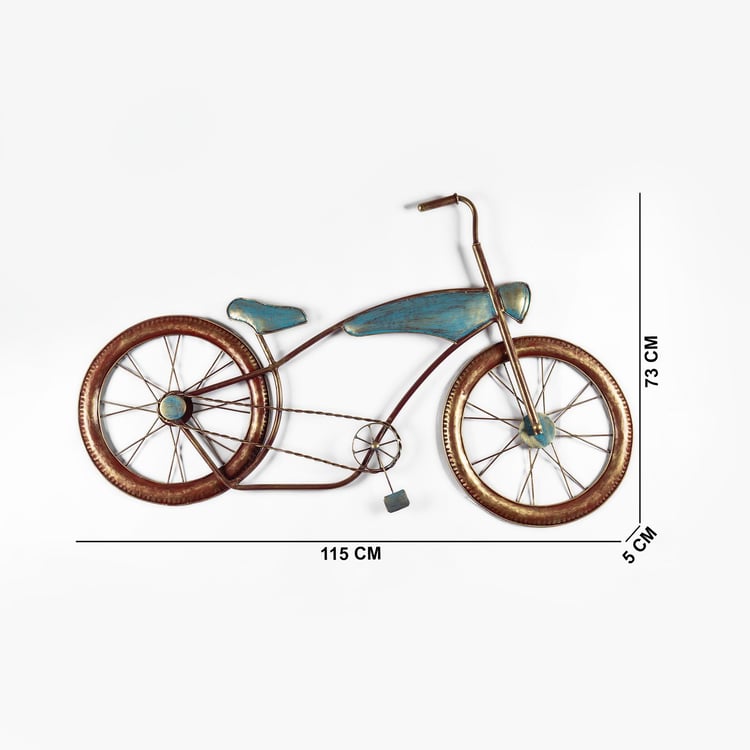 VEDAS Metal Young Bike Wall Art