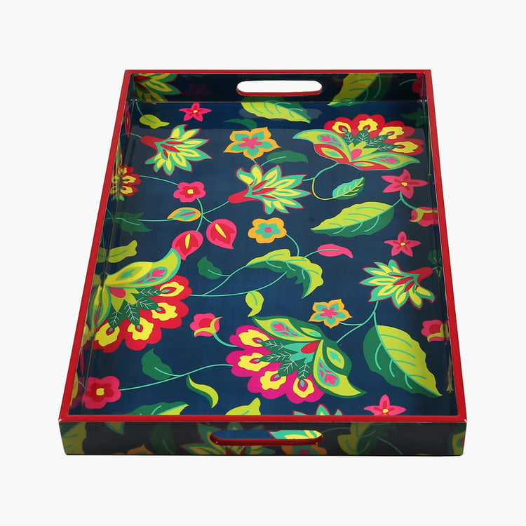 INDIA CIRCUS Wooden Printed Serving Tray - 46x31cm