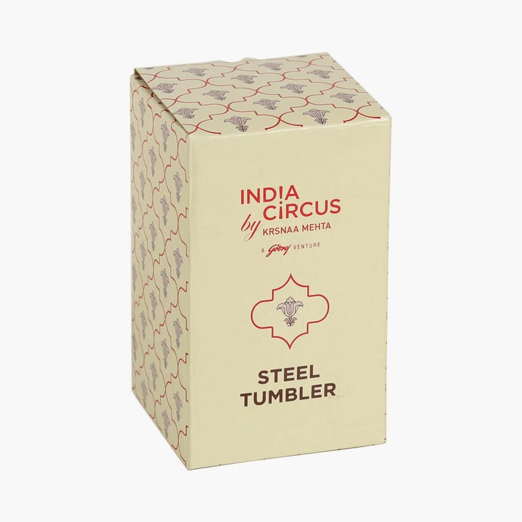 INDIA CIRCUS Signature Windows Set of 2 Stainless Steel Printed Tumblers
