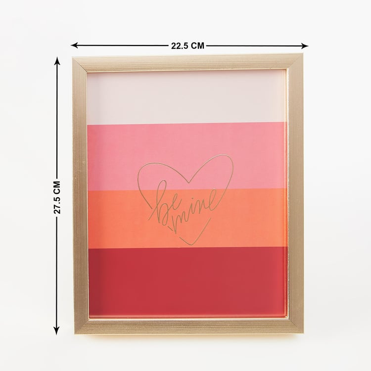 Love Forever Wood Photo Frame - 22x27cm