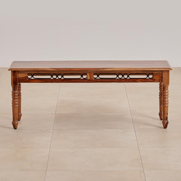 Kian Sheesham Wood Dining Bench - Brown