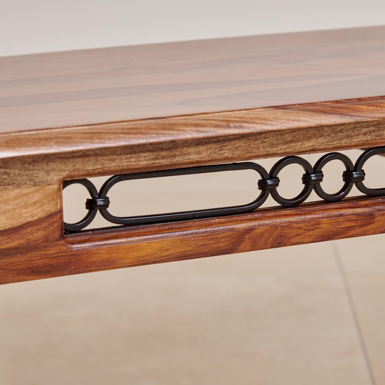 Kian Sheesham Wood Dining Bench - Brown