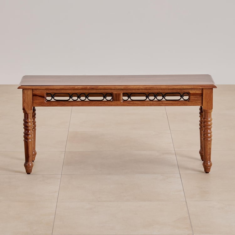 Kian Sheesham Wood Dining Bench - Brown