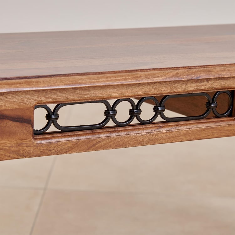 Kian Sheesham Wood Dining Bench - Brown