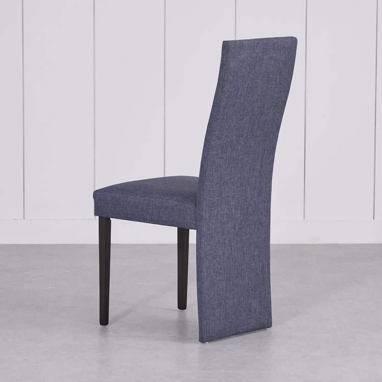 Helios Hazel Set of 2 Fabric Dining Chairs - Grey