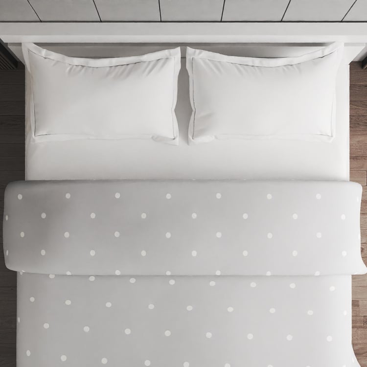 Colour Refresh Cotton Polka Dot Print Double Quilt