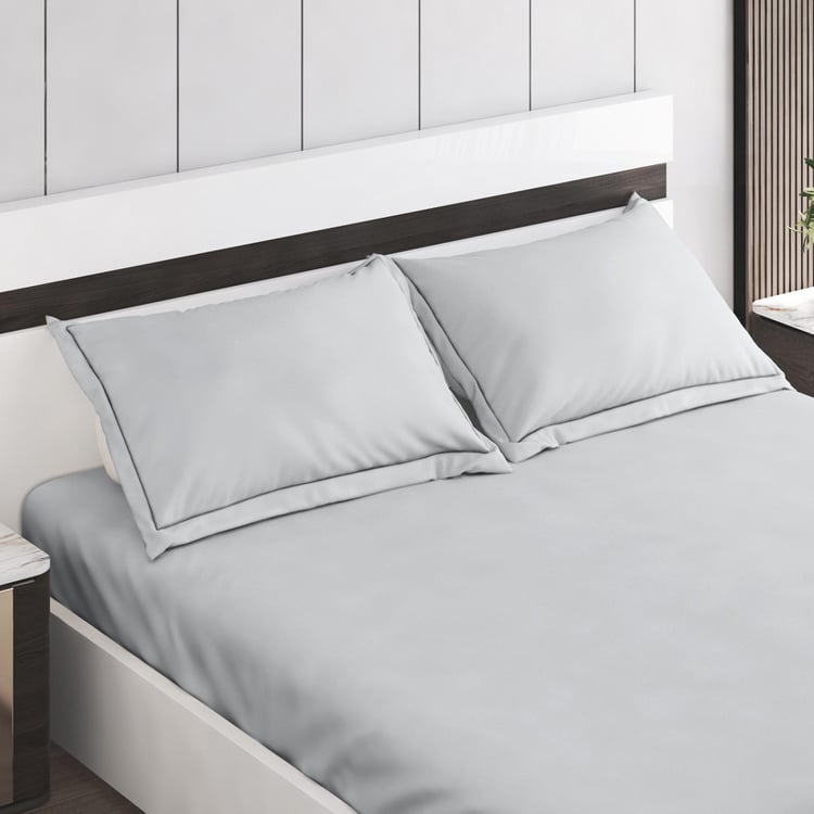 Colour Refresh Cotton 144TC 3Pcs King Fitted Bedsheet Set