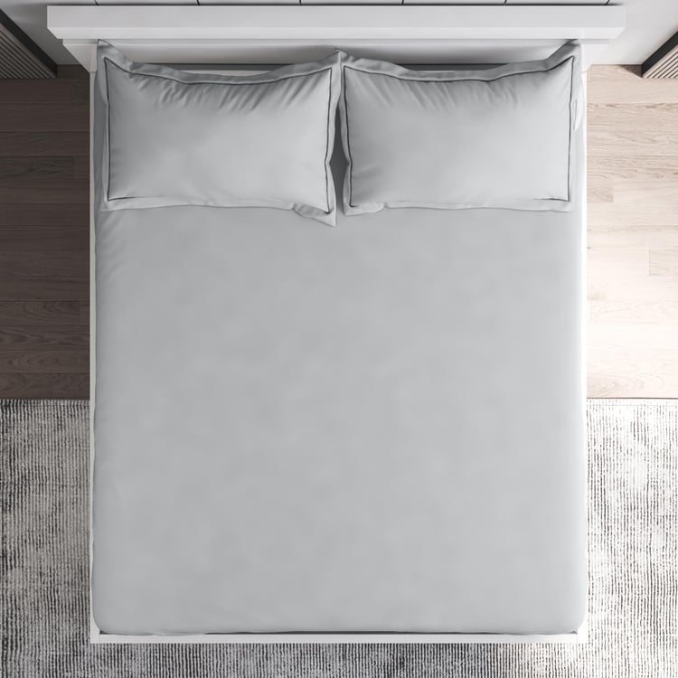 Colour Refresh Cotton 144TC 3Pcs King Fitted Bedsheet Set