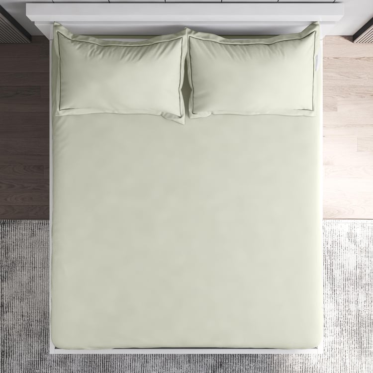 Colour Refresh Cotton 144TC 3Pcs Queen Fitted Bedsheet Set