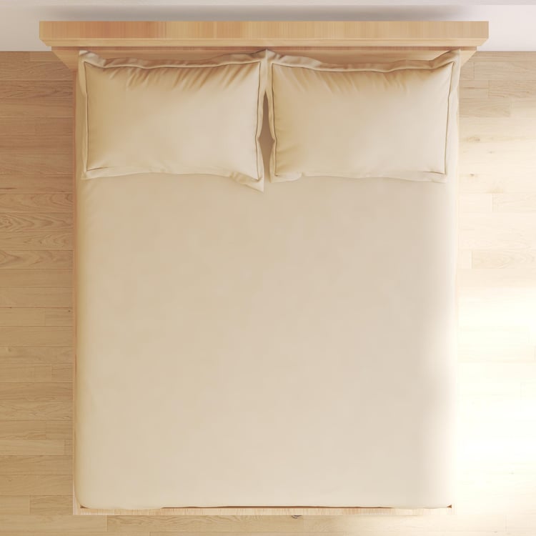 Colour Refresh Cotton 144TC 3Pcs Super King Bedsheet Set