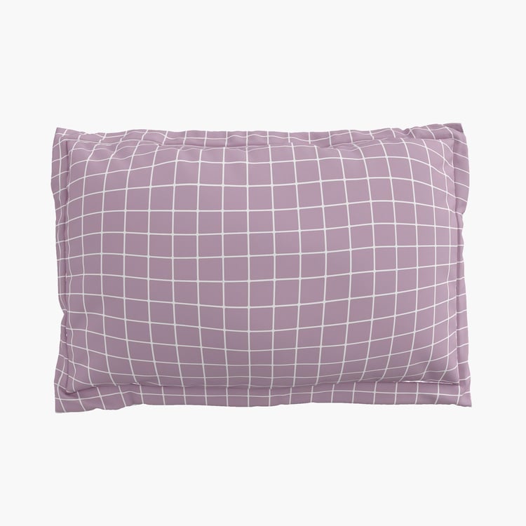 Colour Refresh Set of 2 Checked Pillow Covers - 45x70cm