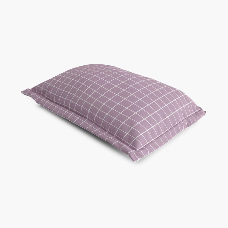 Colour Refresh Set of 2 Checked Pillow Covers - 45x70cm