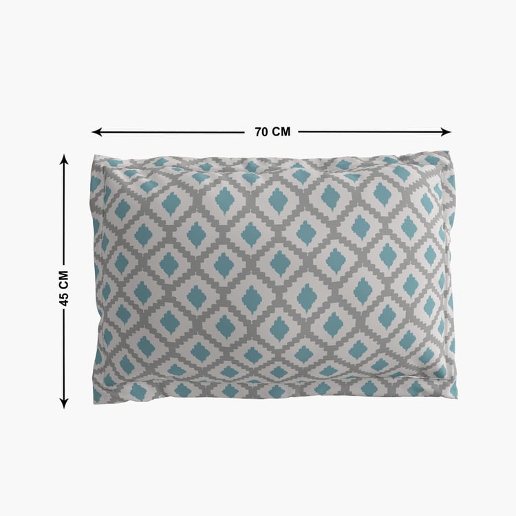 Colour Refresh Set of 2 Printed Pillow Covers - 45x70cm