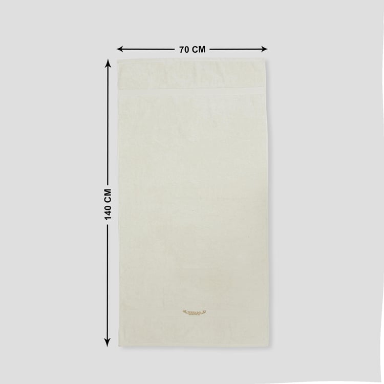 Royal Bath Cotton Embroidered Bath Towel - 140x70cm
