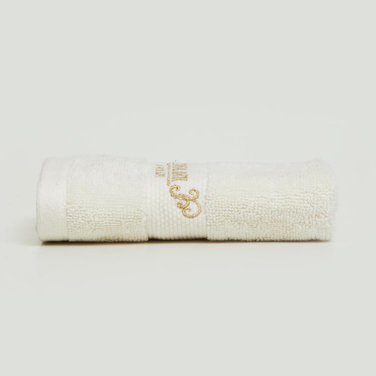 Royal Bath Cotton Embroidered Face Towel - 30x30cm