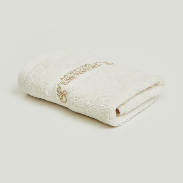 Royal Bath Cotton Embroidered Face Towel - 30x30cm