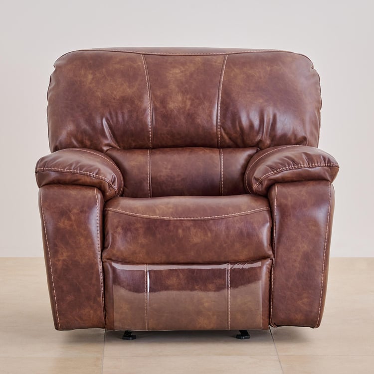 Harvey Nappa 1-Seater Rocking Recliner - Brown