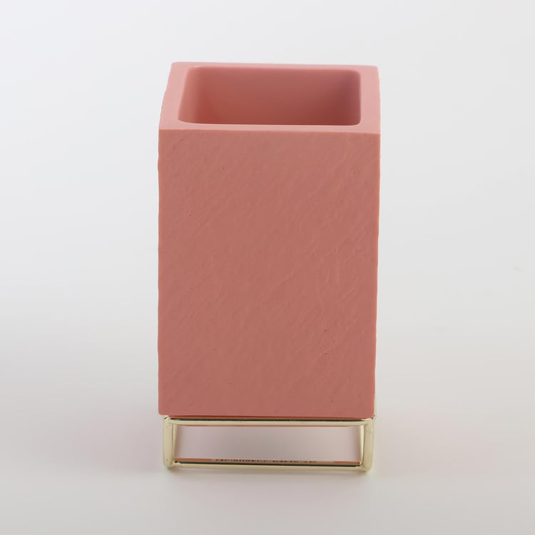 Colour Refresh Essence Polyresin Tumbler with Metal Stand