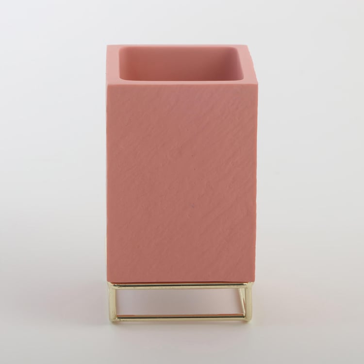 Colour Refresh Essence Polyresin Tumbler with Metal Stand