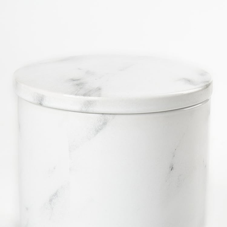 Aubree Dapple Ceramic Cotton Jar with Lid