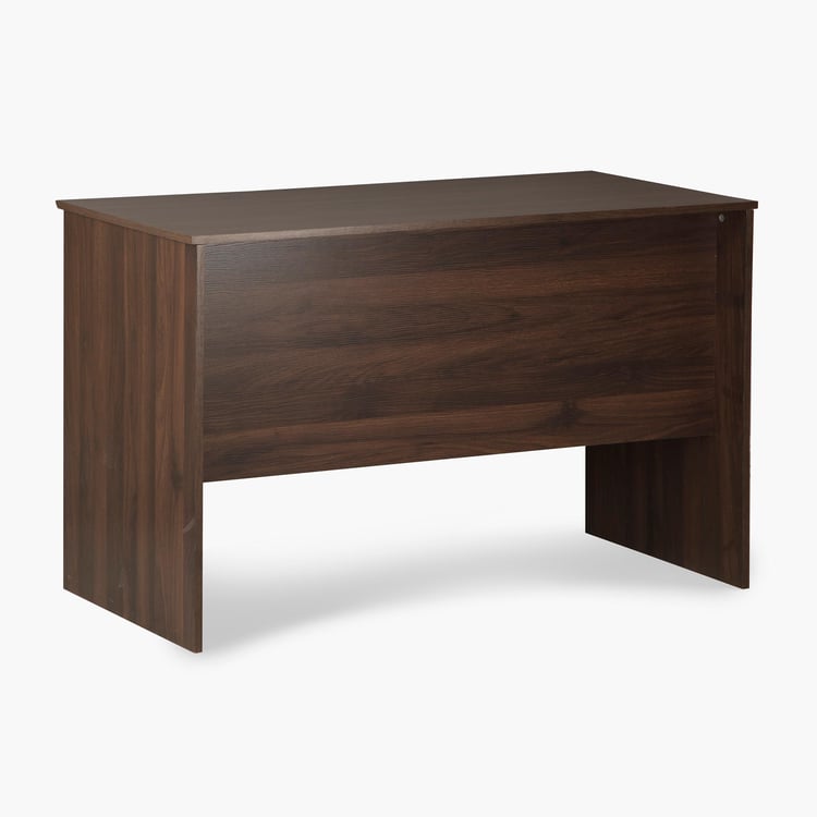 Lewis Study Table with Storage - Brown