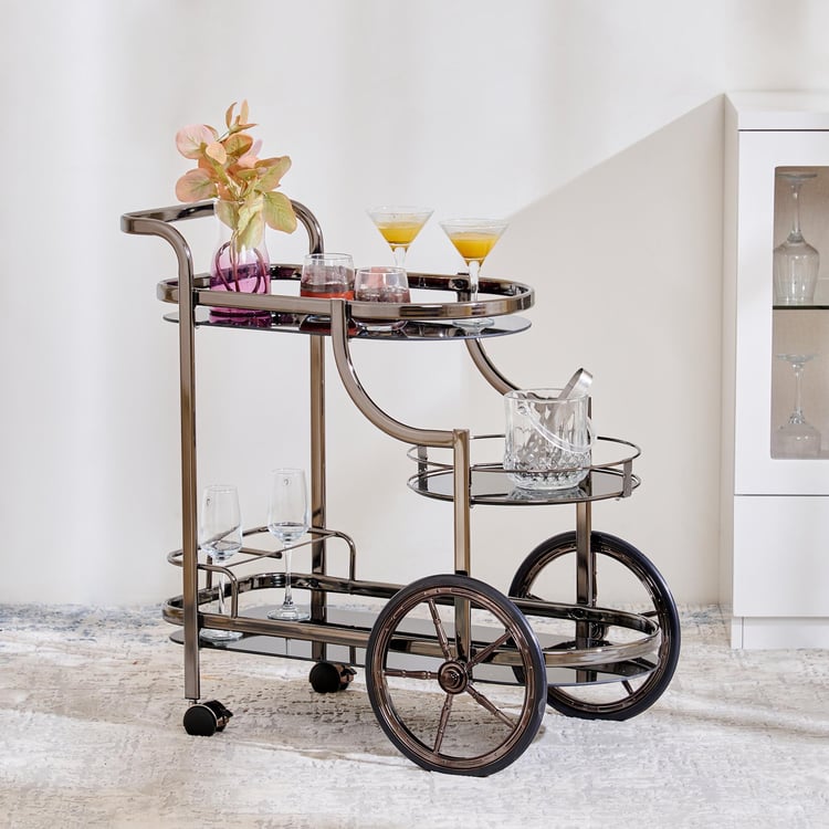 Zola Serving Trolley - Black