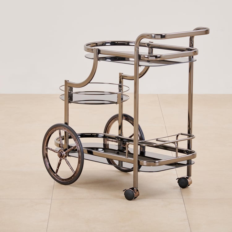 Zola Serving Trolley - Black