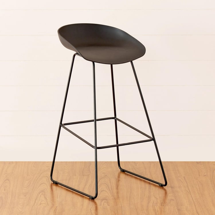 (Refurbished) Remy Bar Stool - Black